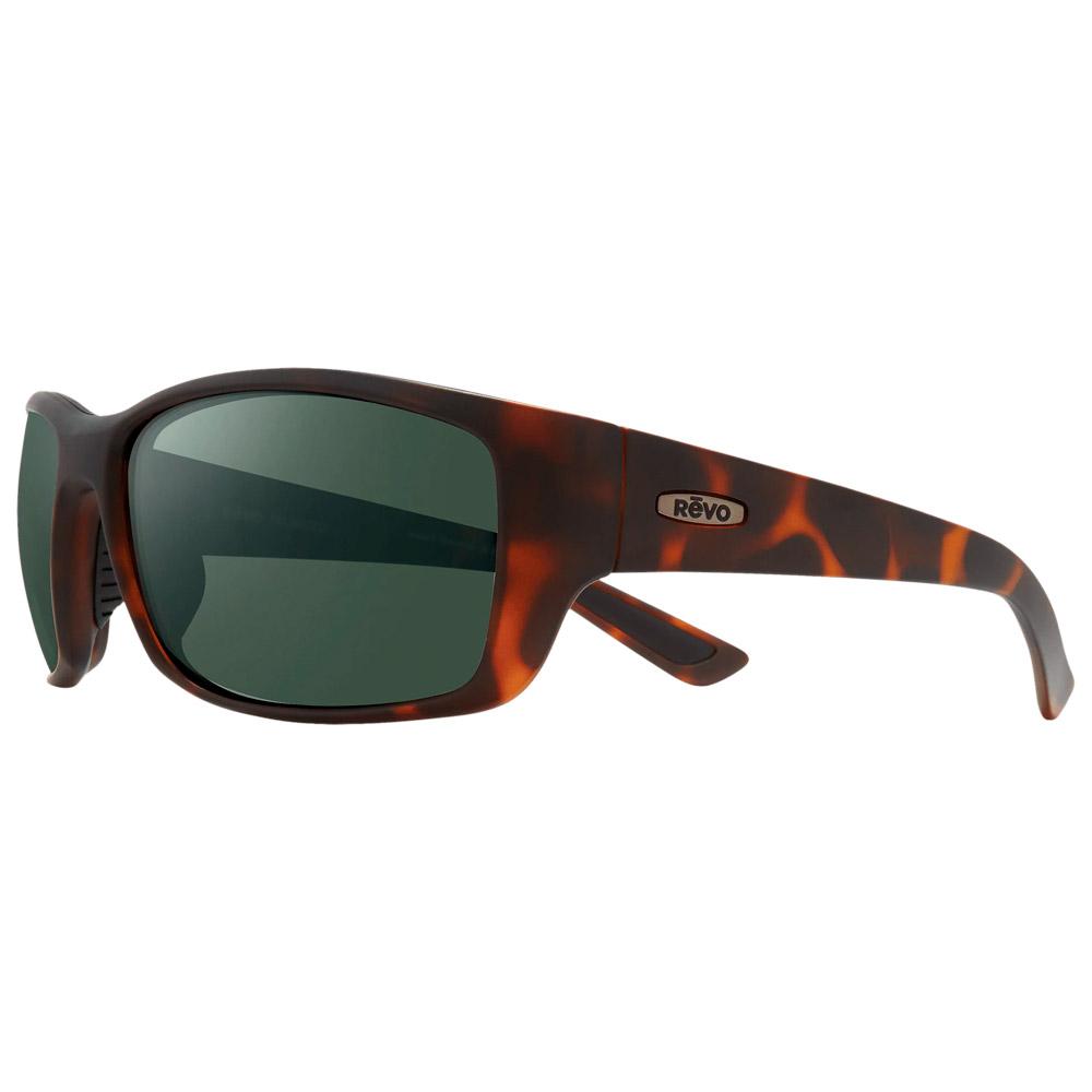 Revo - Dexter Matte Tortoise Crystal Smoke Green Polarized - Sonnenbrille - Grün - Glisshop.de