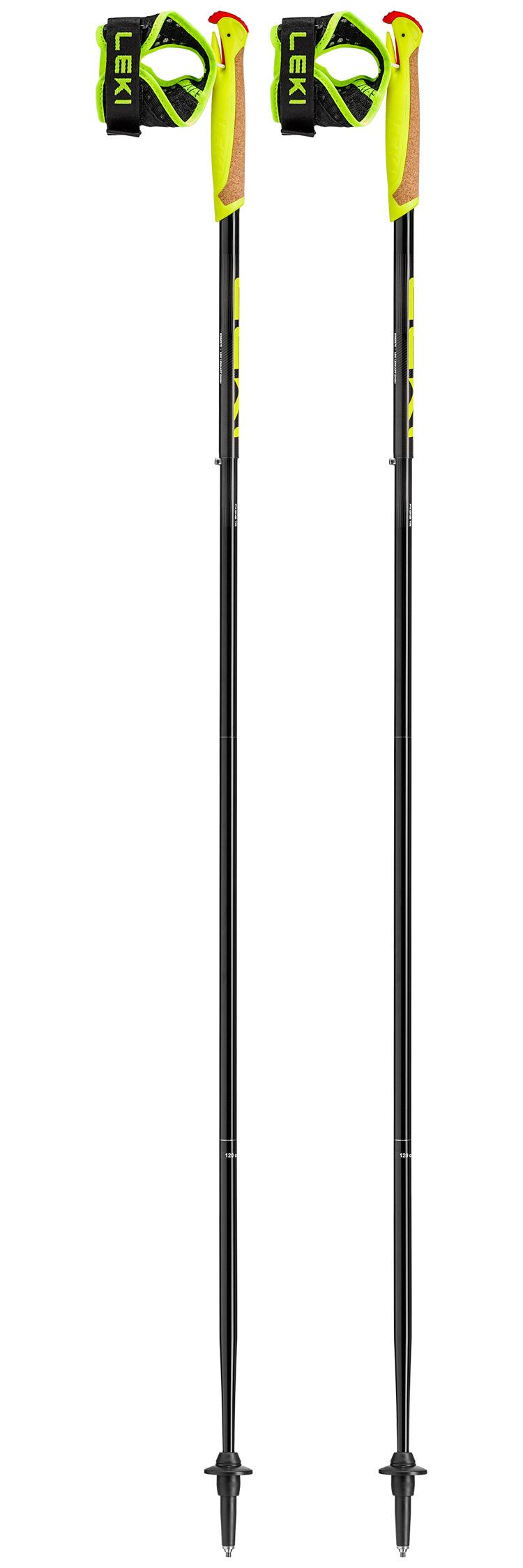 Leki - Evotrail Fx.One Ta Black Dark Anthracite Neon Yellow - 110 - Trail running poles