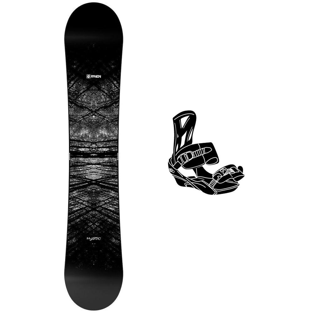 Raven - Pack Snowboard Mystic - 170W + King Black - Snowboard