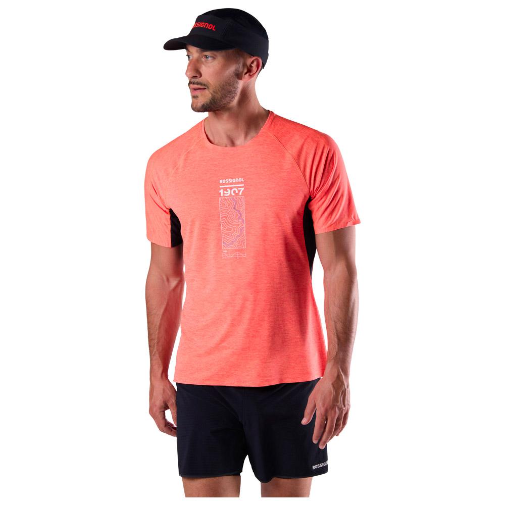 Rossignol - Sapa Ultra Neon Red - XL - Trail T-Shirt - Größe XL - Rot - Herren - Glisshop.de