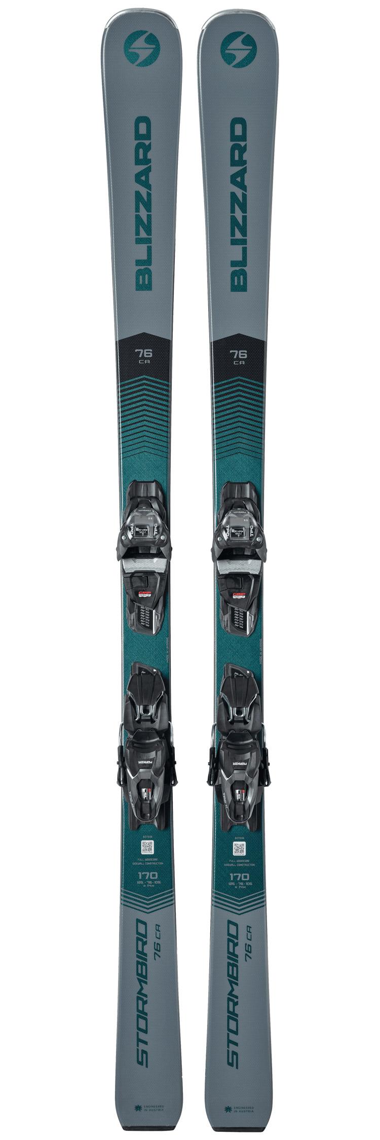 Blizzard - Pack Ski Stormbird 76 Ca - 155 + Tpc 11 Demo Black Silver - Ski