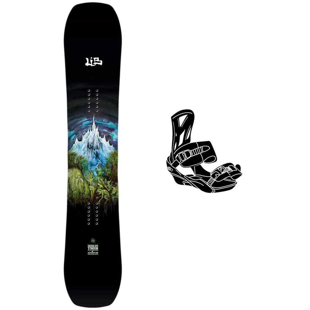 Lib Tech - Pack Snowboard Skunk Ape Twin - 166W + King - Snowboard