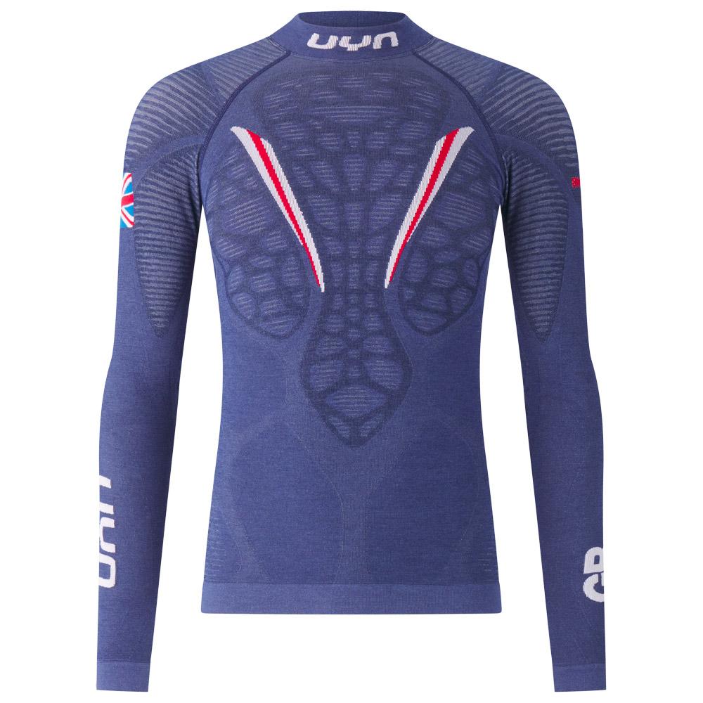 Uyn - Unisex Natyon Biomorph UW Shirt LS Great Britain - XS - Funktionsunterwäsche