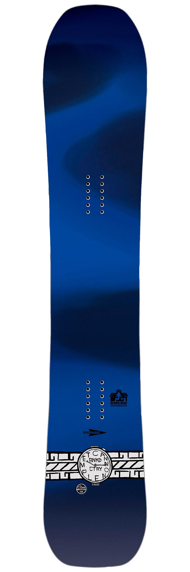 Gnu - Banked Country - 160W - Snowboard - Größe 160W - Herren - Glisshop.de