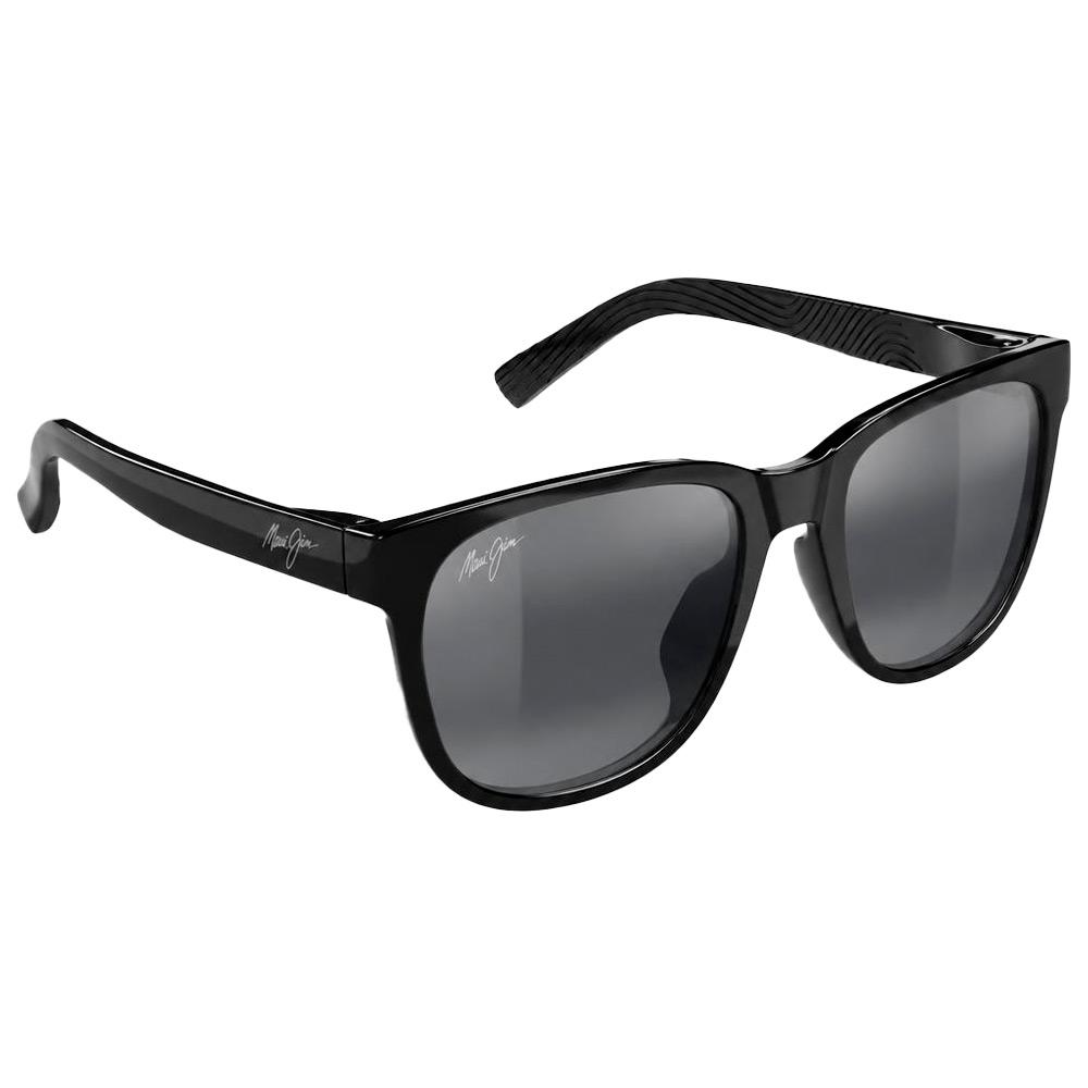 Maui Jim - Puali Asian Fit Black MauiPure Naturel Grey - Sunglasses