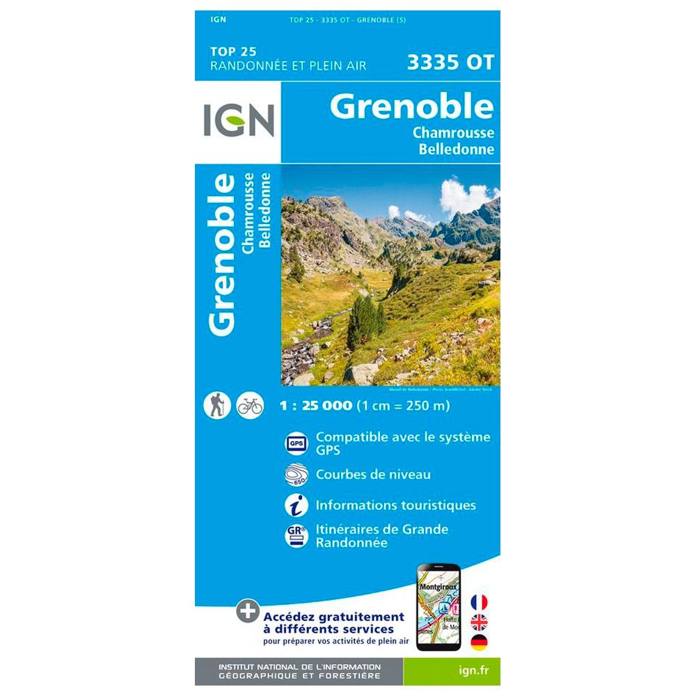 IGN - 3335OT Grenoble - Map