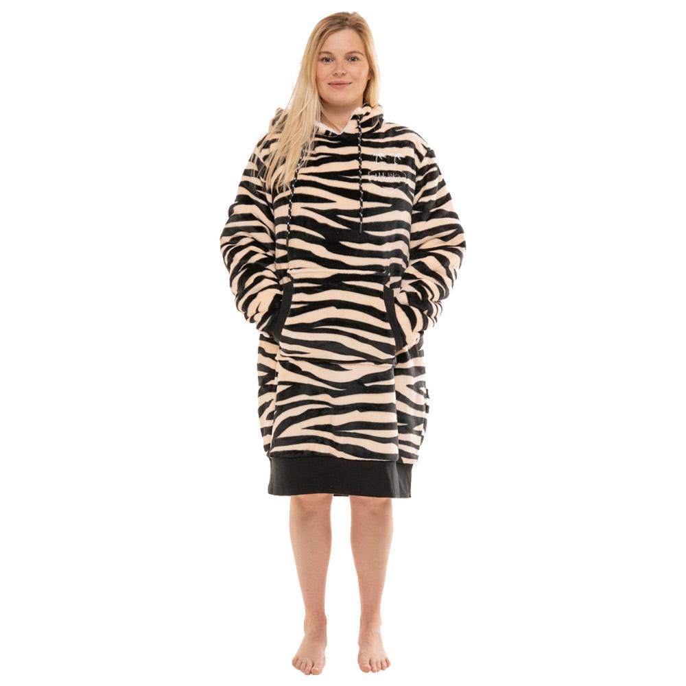 All-In - Poncho Plaid Zebra Dark Pink - XS-M - Poncho