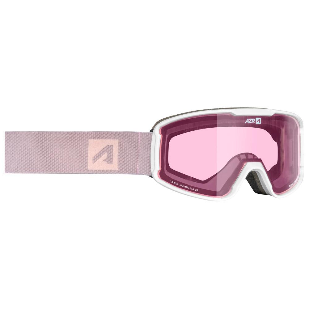 AZR - Track Blanc Verni Irisé Rose Multicouche - Goggles