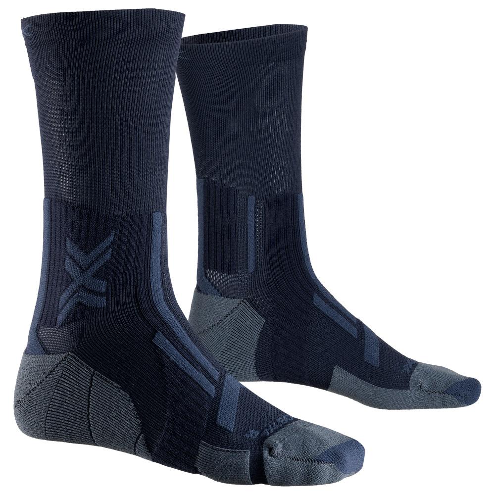 X Socks - Trail Run Perform Crew Black Charcoal - 35-38 - Socken - Größe 35-38 - Schwarz - Herren - Glisshop.de
