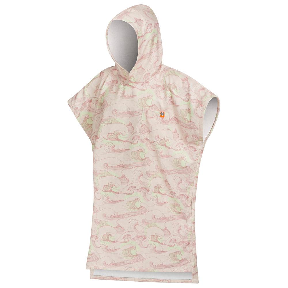 After Essentials - Beach Poncho Japan Waves Soft Pink - Changing Robe