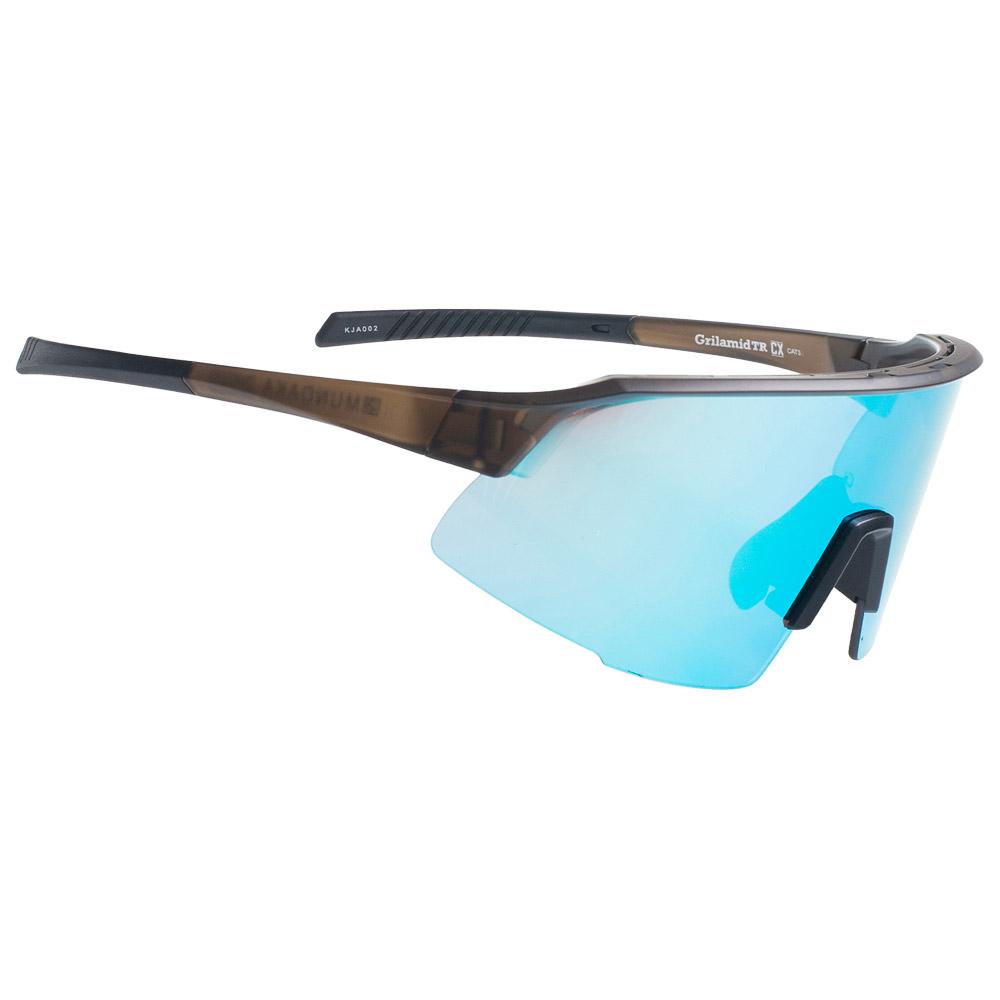 Mundaka Optic - Kjarr Dark Grey Translucide Smoke Cx Blue White Revo - Sonnenbrille - Weiß - Glisshop.de