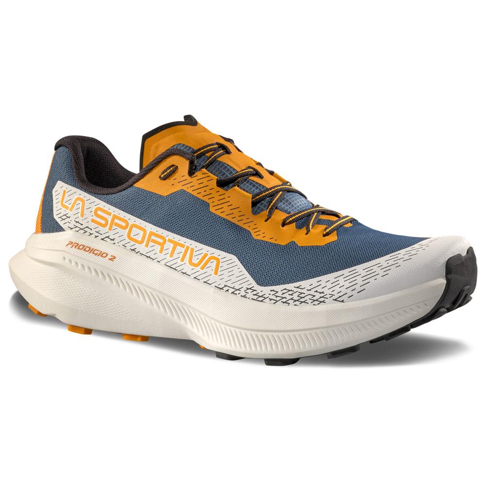La Sportiva - Prodigio 2 Hurricane Chalk - 45 - Trailrunning-Schuhe - Größe 45 - Hurricane Chalk - Herren - Glisshop.de
