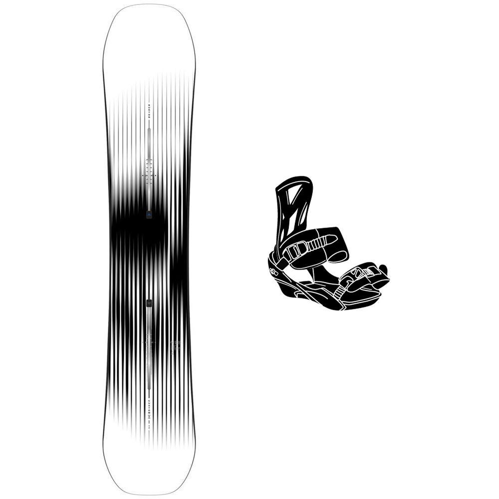 Burton - Snowboard set Custom X + bindings - Snowboard