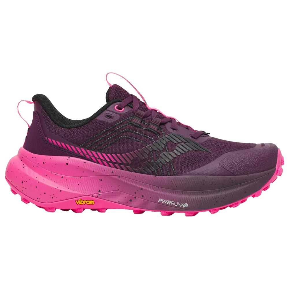 Saucony - Xodus Ultra 4 Wmn Eggplant Shock - 6.5 - Trail shoes