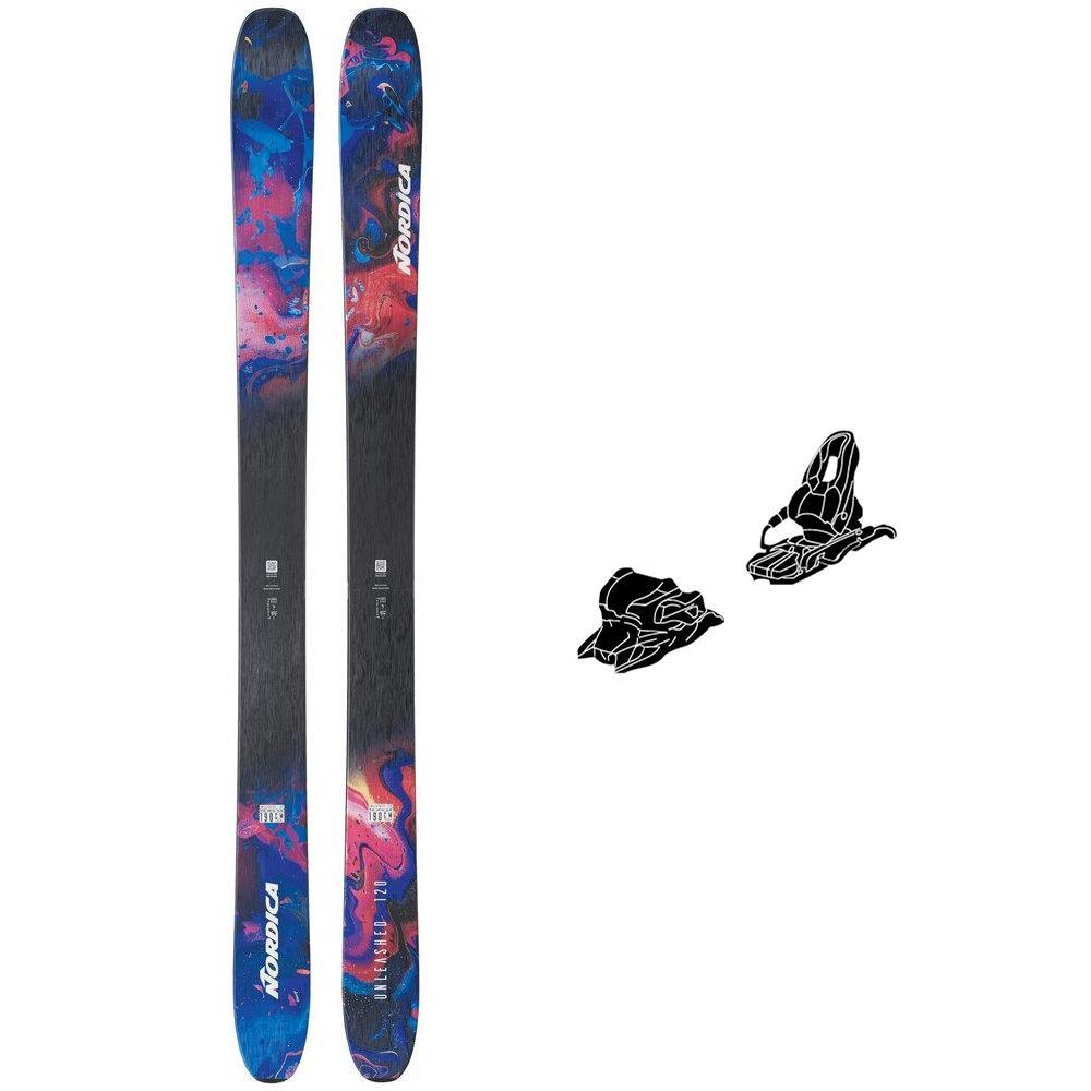 Nordica - Pack Ski Unleashed 120 - 180 + Attack Lyt 11 Gw Br.120 Solid Black - Ski