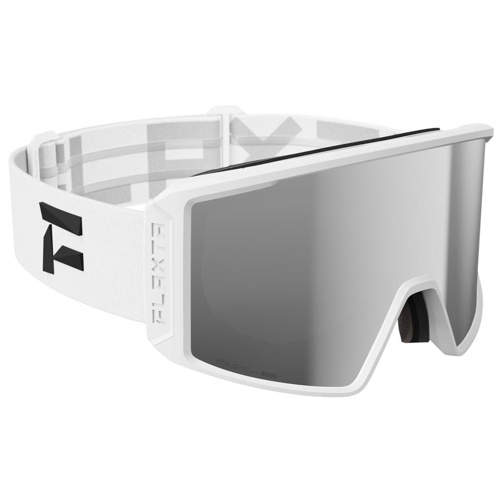 Flaxta - Evoke White Silver Mirror Lens - Skibrille - Weiß - Glisshop.de