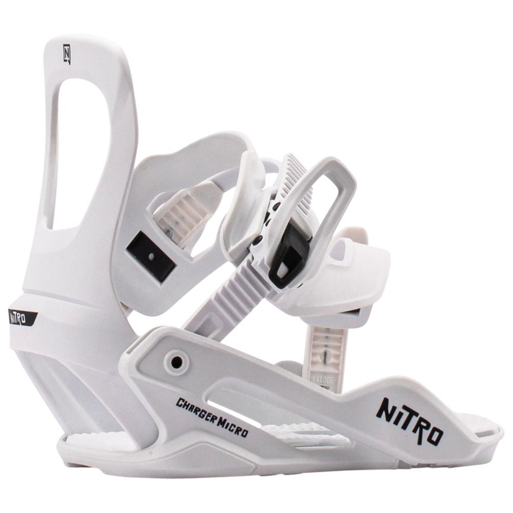 Nitro - Charger Micro Bag Kids White - XS - Snowboardbindung