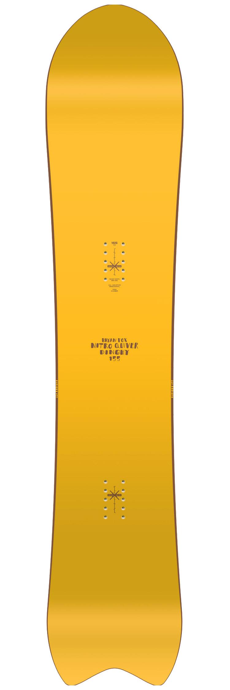 20-21 NITRO QUIVER POW 154（Nitro Snowboard Pow - Winter 2022 