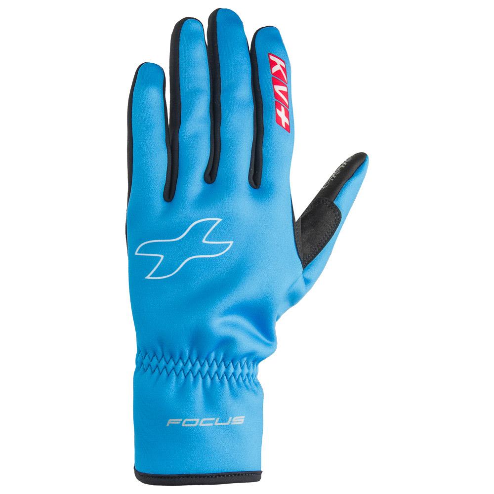 KV+ - Focus Gloves Blue Black - S - Langlaufhandschuh