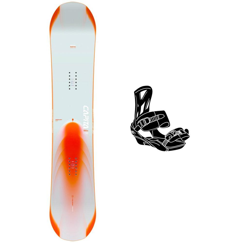 Capita - Pack Snowboard Mercury - 158W + King - Snowboard