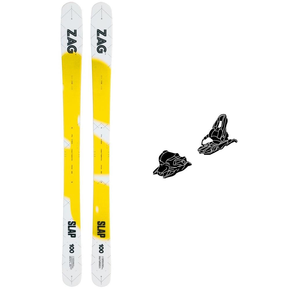 Zag - Pack Ski Slap 100 Yellow - 181 + Attack Lyt 11 Gw Br.110 Solid Black - Ski