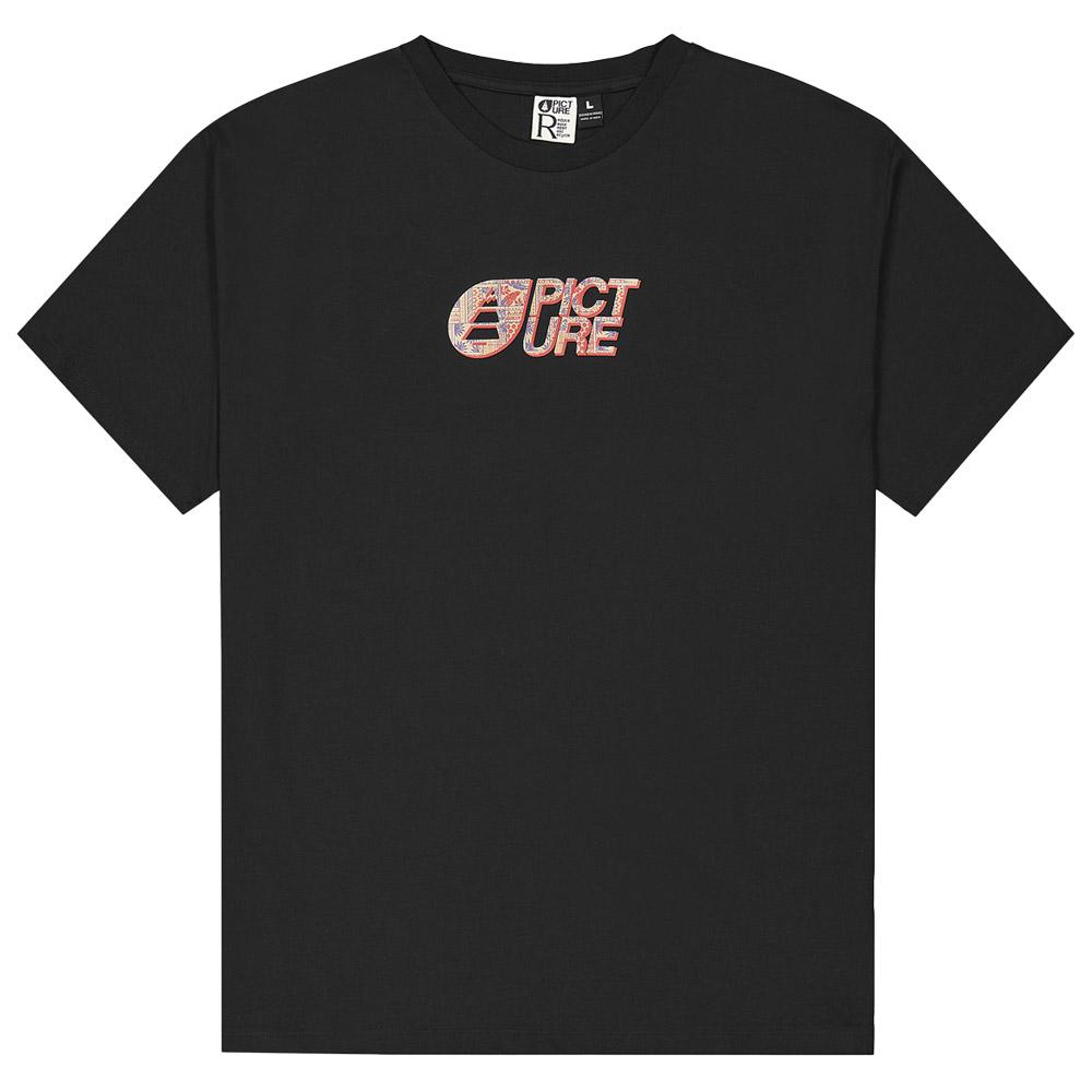 Picture - Basement Printed Tee Black - XL - T-Shirt - Größe XL - Schwarz - Herren - Glisshop.de