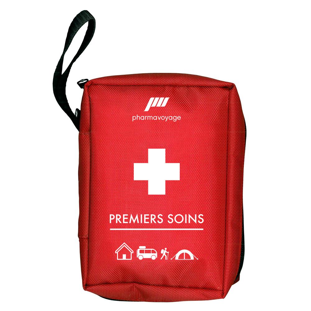 Pharmavoyage - Premiers Soins Rouge - First aid kit