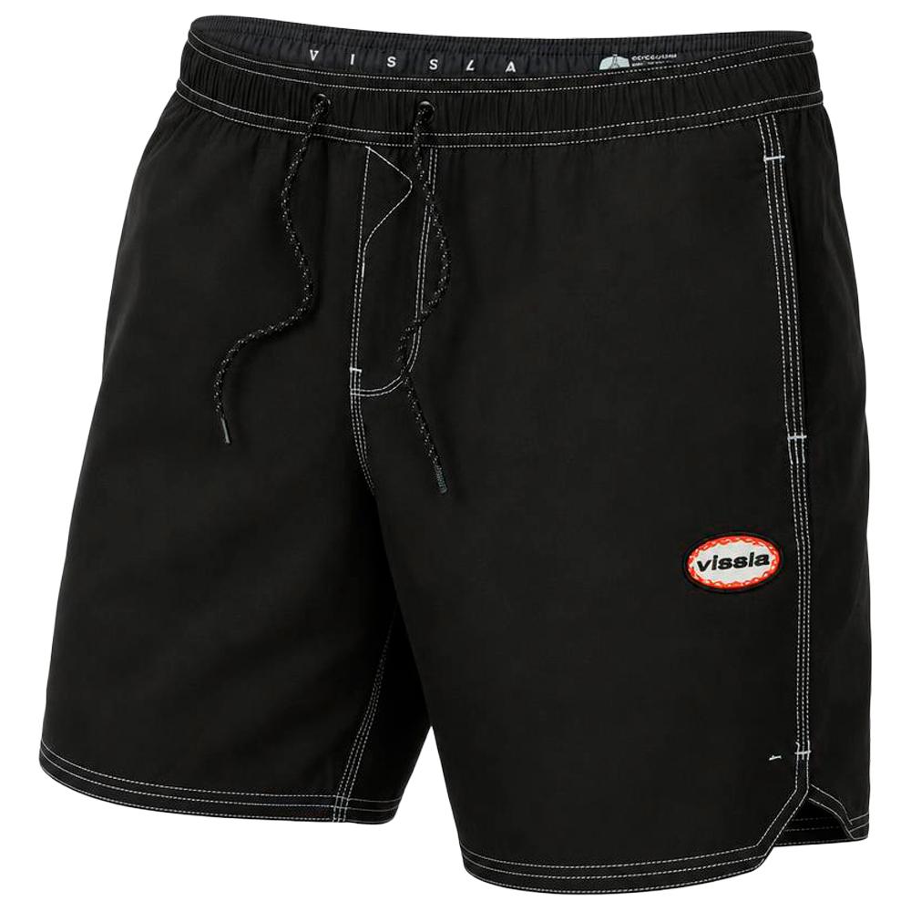 Vissla - Solid Sets Ecolastic 17.5" Black 2 - XL - Boardshorts