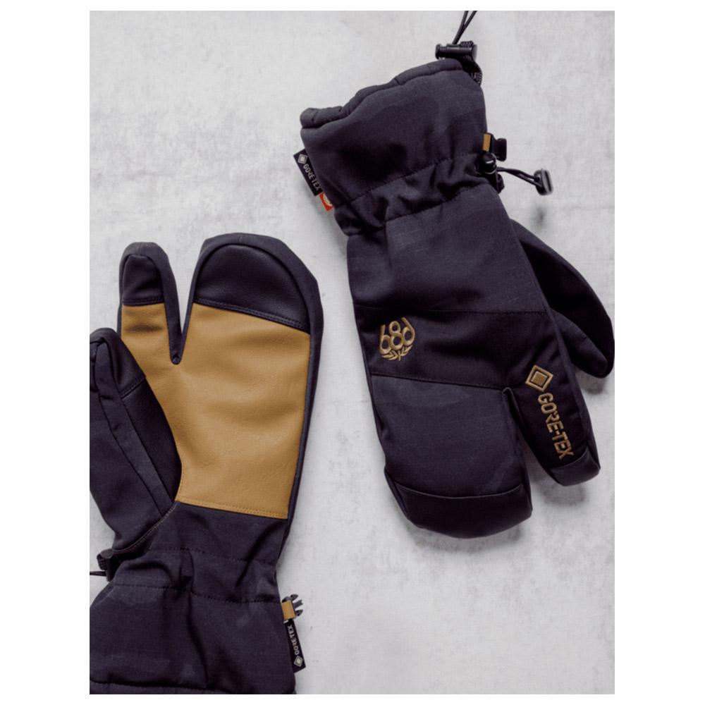 686 Mitten Gore-Tex Linear Trigger Mitt Black Camo - Winter 2026