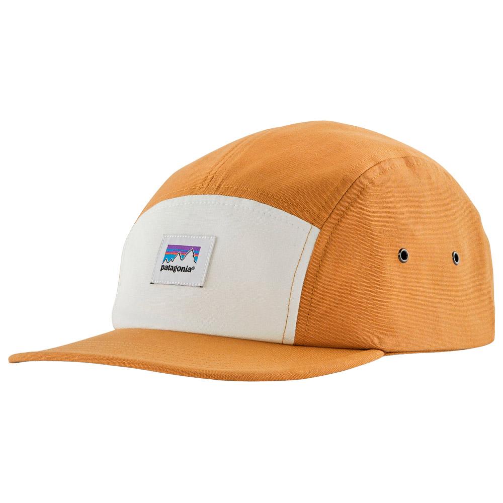 Patagonia - Graphic Maclure Hat Shop Sticker Talon Gold - Cap - Gold - Glisshop.de