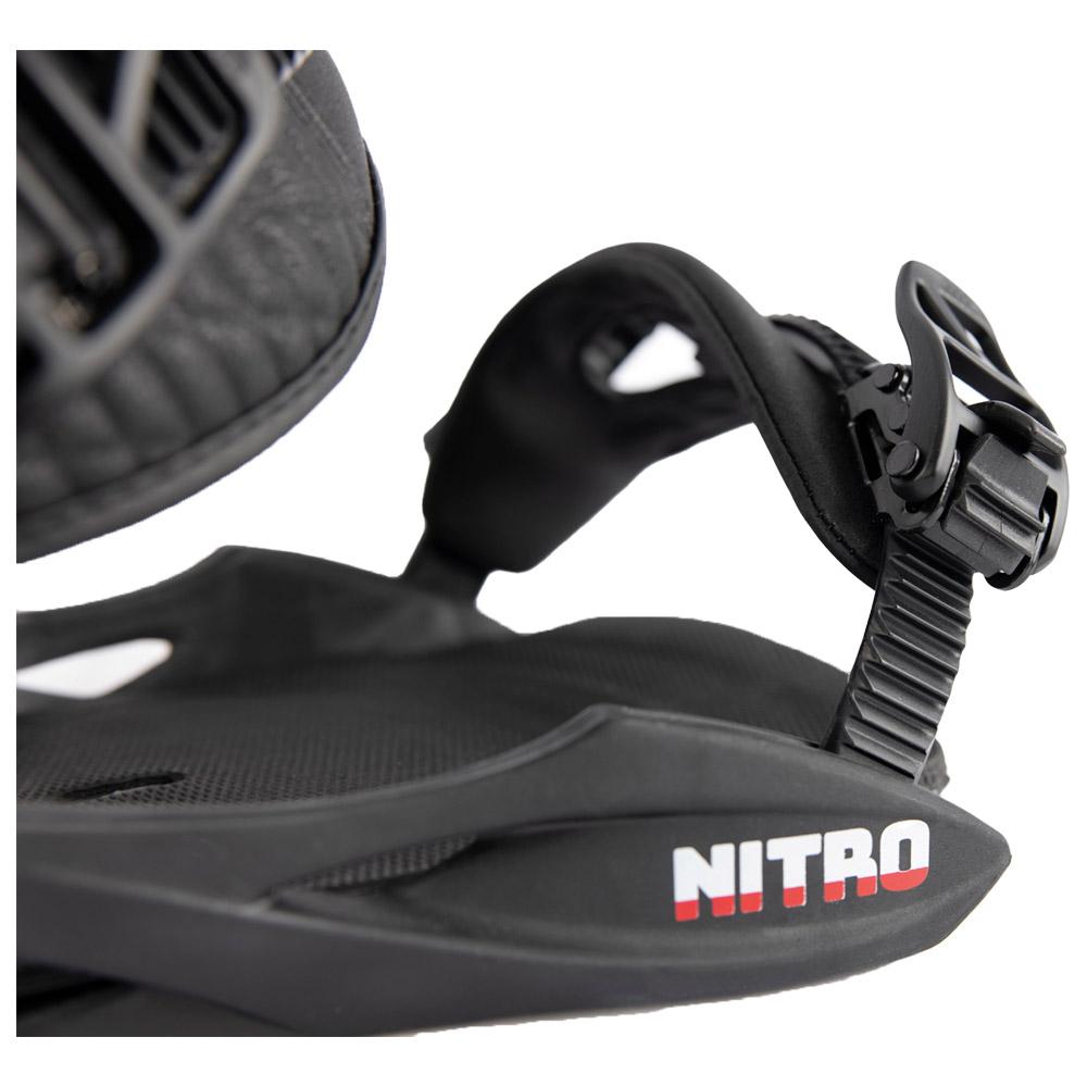 Nitro Snowboard binding Staxx Black - Winter 2025 | Glisshop