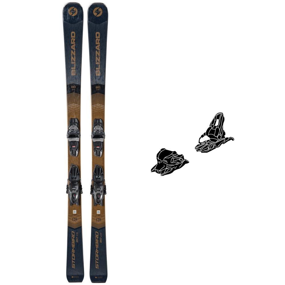Blizzard - Pack Ski Stormbird 80 Ca - 170 + Tpc 11 Demo Black Silver - Ski