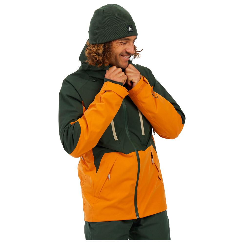Protest - PrtZoot Snow Jacket Caramel Yellow - S - Ski Jacket