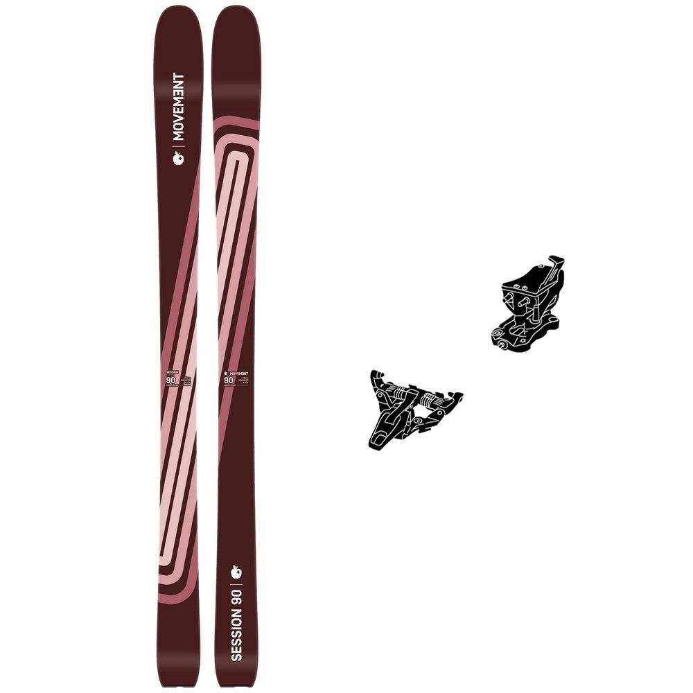 Movement - Pack Touring skis Session 90 W - 154 + Alpinist 8 Black - Touring skis