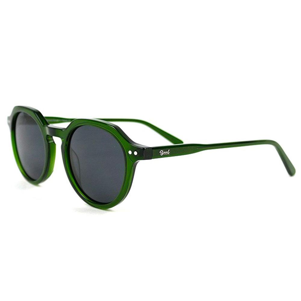 Binocle Eyewear - Melbourne Shiny Khaki Grey Polarized - Sonnenbrille - Grau - Glisshop.de