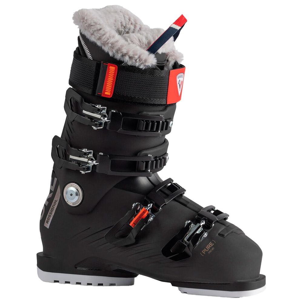 Rossignol - Pure Pro 80 Metal Black - 26.5 - Skischuh - Größe 26.5 - Schwarz - Damen - Glisshop.de