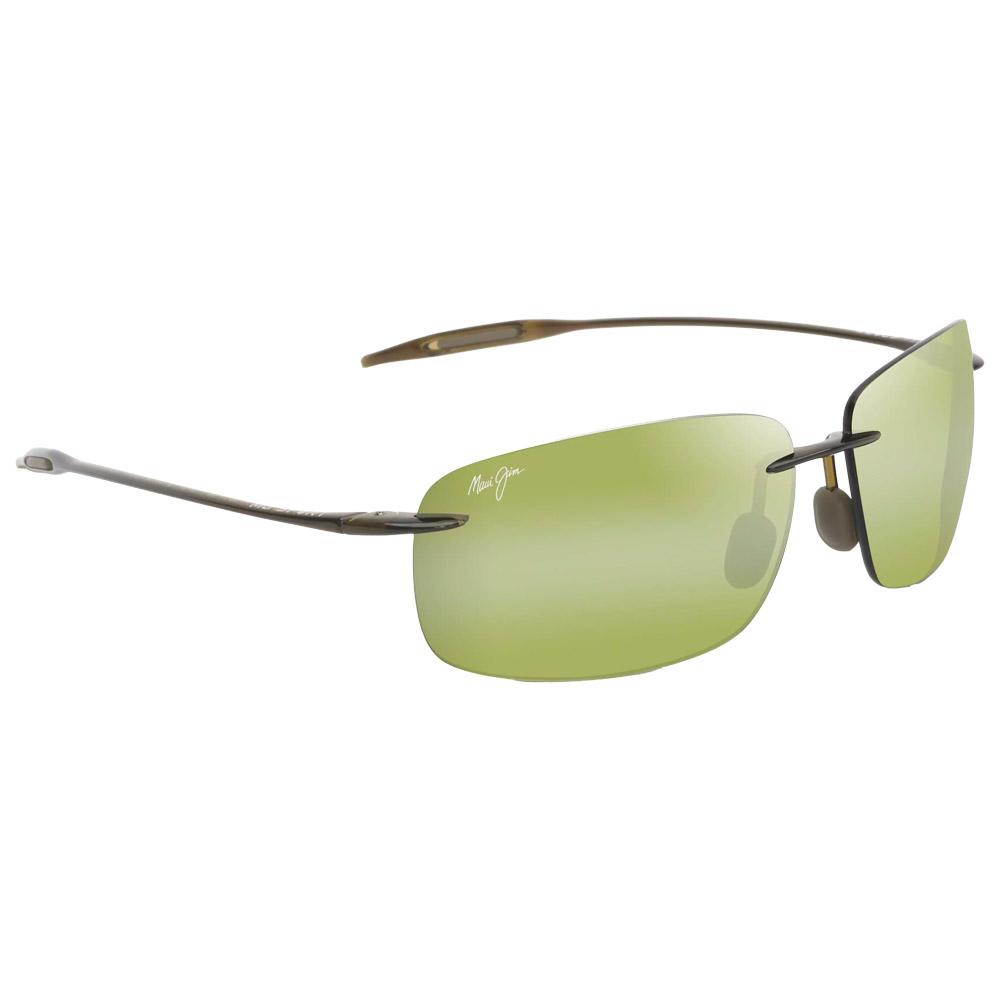 Maui Jim - Breakwall Shiny Trans Khaki Green Maui Ht MauiPure - Sunglasses