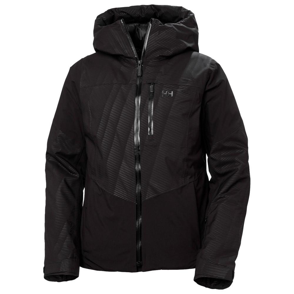 Helly Hansen - W Valdisere 3.0 Jacket Black Embossed Stripes - L - Technical jacket