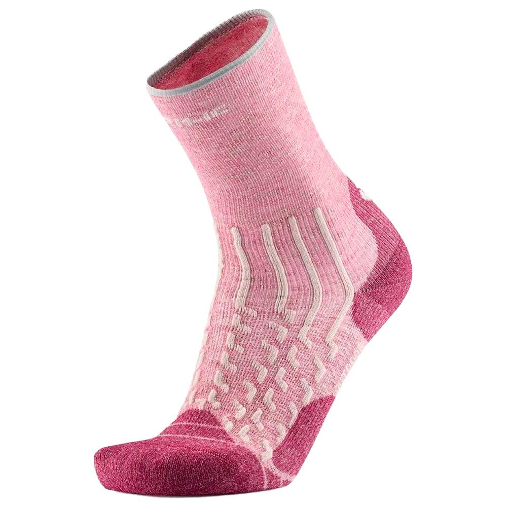 Therm-Ic - Outdoor Light Linen Crew Lady Pastel Pink Strawberry - 39-40 - Socks