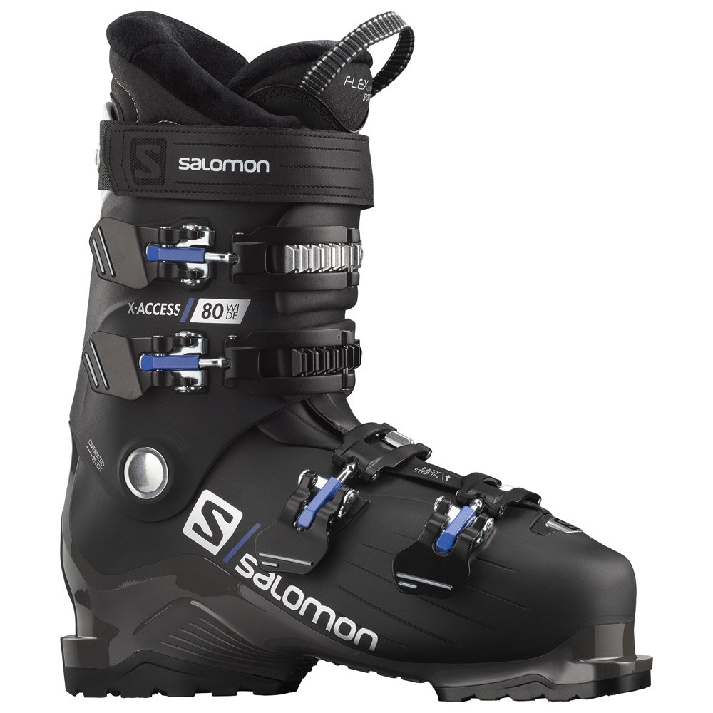 Rimpelingen paars weer Chaussures de Ski Salomon X Access 80 Wide Black White - Hiver 2022 |  Glisshop
