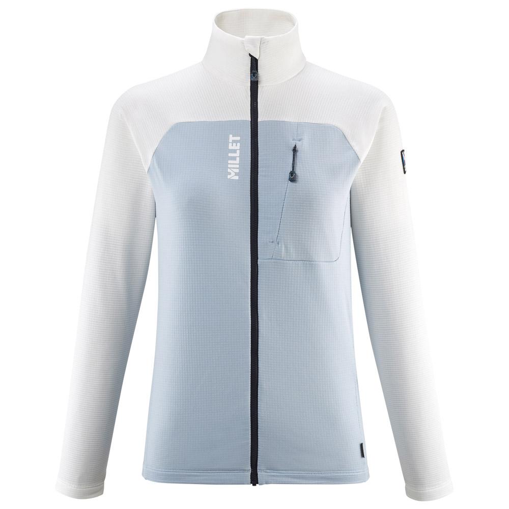 Millet - Trilogy Lightgrid Jacket W Iceberg Foggy Dew - L - Bergsteigerjacke - Größe L - Blau - Damen - Glisshop.de