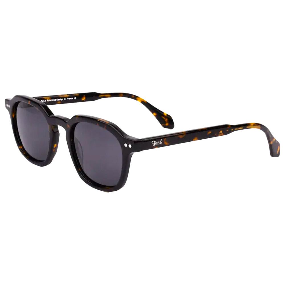 Binocle Eyewear - Cancun Shiny Tortoise Gradient Grey Polarized - Sunglasses