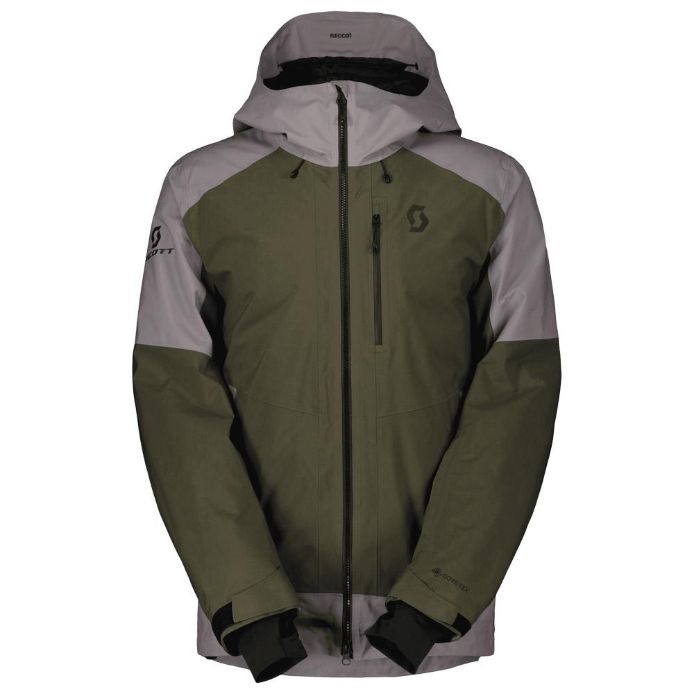 Scott - M's Ultimate Gore-Tex Douglas Green Evening Grey - L - Ski Jacket