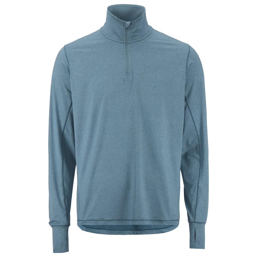 Craft - Flow Half Zip Long Sleeve M Real Melange - L - Trail T-Shirt - Größe L - Real Melange - Herren - Glisshop.de