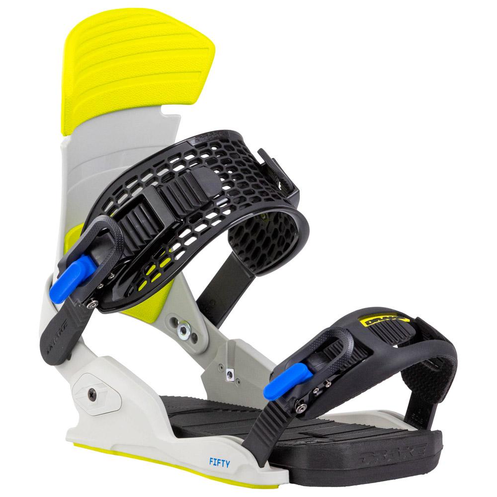 Fijaciones snowboard Drake Fifty Grey Lime - Invierno 2026 | Glisshop