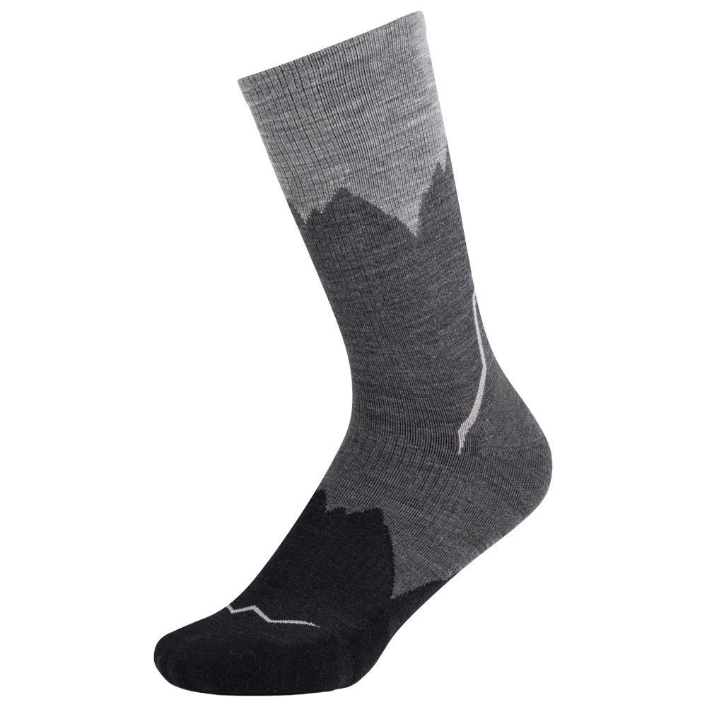 Buff - Merino Lightweight Crew Socks Black - M - Socken - Größe M - Schwarz - Glisshop.de