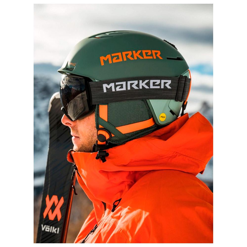 Helm Marker Ampire 2 Mips Green Orange - Winter 2024 | Glisshop