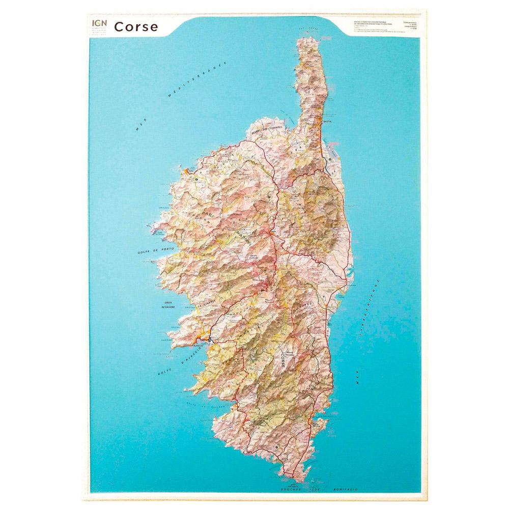 IGN - 60201 Corse 113 cm X 80 cm - Map