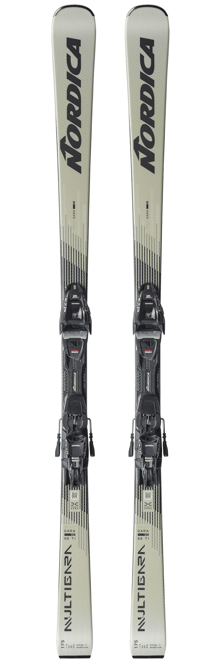 Nordica - Pack Ski Multigara Dc 68 Ti Fdt - 165 + Comp 12 Fdt Black Or - Ski