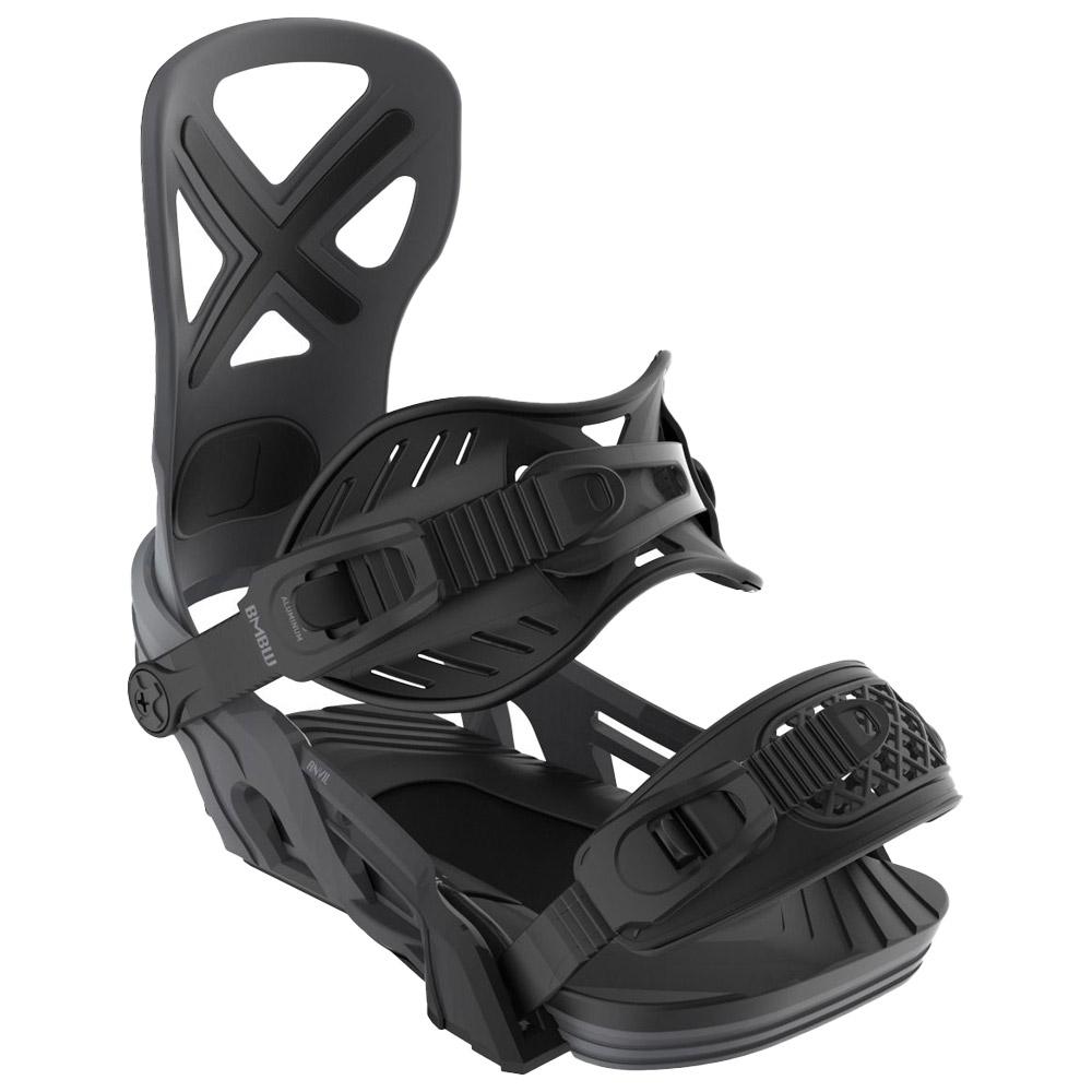 Bent Metal - Anvil Black Grey - L - Snowboard binding
